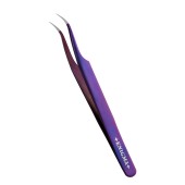 Пинцет изогнутый Enigma (Purple metallic) с ручной заточкой extra-sharp Пинцет изогнутый Enigma (Purple metallic) с ручной заточкой extra-sharp