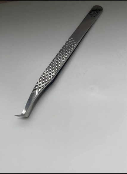 Профессиональный пинцет для наращивания ресниц SL UNIVERSE 65°