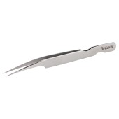 Пинцет прямой с изгибом VIVIENNE (Металлик) Пинцет прямой с изгибом VIVIENNE (Металлик)