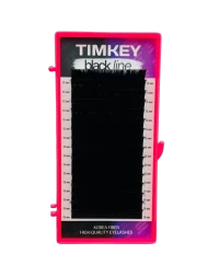 Черные ресницы Timkey - MIX M 0.07 7-14mm 16 линий