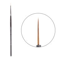 Кисть для геля и гель-лака Synthetic №6 №6872, ruNail Кисть для геля и гель-лака Synthetic №6 №6872, ruNail