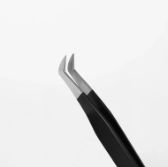 Пинцет для наращивания Rili тип "Круглый сапожок" Black Line Пинцет для наращивания Rili тип "Круглый сапожок" Black Line