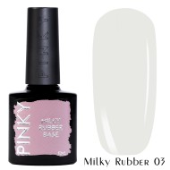 Основа цветная каучуковая, Pinky (Пинки) milky rubber base 03, 10мл Основа цветная каучуковая, Pinky (Пинки) milky rubber base 03, 10мл
