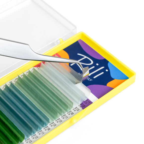 Ресницы цветные Rili Shake Lagoon - 16 линий - MIX D 0.07 7-10мм Ресницы цветные Rili Shake Lagoon - 16 линий - MIX D 0.07 7-10мм