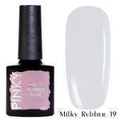 Основа цветная каучуковая, Pinky (Пинки) milky rubber base 019, 10мл Основа цветная каучуковая, Pinky (Пинки) milky rubber base 019, 10мл