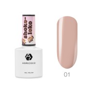 Гель-лак ADRICOCO Shoko-LOKO №01 - кремовый хайп, 8 мл Гель-лак ADRICOCO Shoko-LOKO №01 - кремовый хайп, 8 мл
