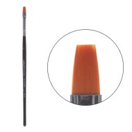 Кисть для геля Gel Synthetic GNF №4 №0163, ruNail Кисть для геля Gel Synthetic GNF №4 №0163, ruNail