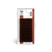 Ресницы коричневые LOVELY Siena - 16 линий - MIX L 0.10 6-13 mm