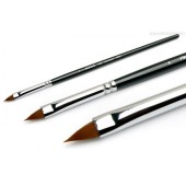 Кисть для геля Gel Synthetic GNO №4 №0164, ruNail Кисть для геля Gel Synthetic GNO №4 №0164, ruNail