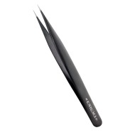 Пинцет прямой Enigma (Black) с ручной заточкой extra-sharp Пинцет прямой Enigma (Black) с ручной заточкой extra-sharp