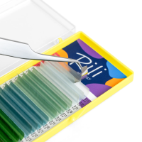 Ресницы цветные Rili Shake Lagoon - 16 линий - MIX L 0.07 10-13мм Ресницы цветные Rili Shake Lagoon - 16 линий - MIX L 0.07 10-13мм