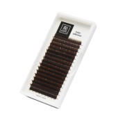 Тёмно-коричневые ресницы "Горький шоколад" BARBARA МИКС L 0.07 8-15mm 16 линий Тёмно-коричневые ресницы "Горький шоколад" BARBARA МИКС L 0.07 8-15mm 16 линий