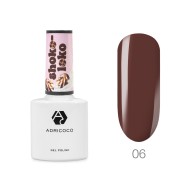 Гель-лак ADRICOCO Shoko-LOKO №06 - мулатка-шоколадка, 8 мл