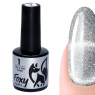 Гель-лак кошачий глаз 9D (Gel polish CAT'S EYE 9D) #01, 8 ml, Foxy Expert Гель-лак кошачий глаз 9D (Gel polish CAT'S EYE 9D) #01, 8 ml, Foxy Expert