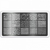 Пластина для стемпинга №6435, ruNail Пластина для стемпинга №6435, ruNail