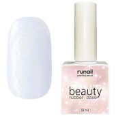 Каучуковая цветная база beautyTINT, 10 мл (shimmer) №6836, ruNail Каучуковая цветная база beautyTINT, 10 мл (shimmer) №6836, ruNail