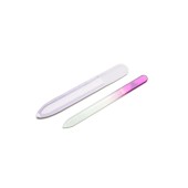 Пилка стеклянная средняя (розовая) в индив. упаковке - мягкая TNL