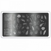 Пластина для стемпинга №6433, ruNail Пластина для стемпинга №6433, ruNail