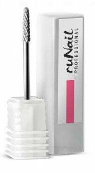 ruNail Фреза твердосплавная, диам.: 2,7*12мм, средняя насечка №1415