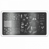 Пластина для стемпинга №6432, ruNail Пластина для стемпинга №6432, ruNail