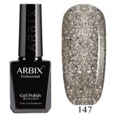 Гель-лак ARBIX (Арбикс) №147 Серебряный Водопад, 10 мл Гель-лак ARBIX (Арбикс) №147 Серебряный Водопад, 10 мл