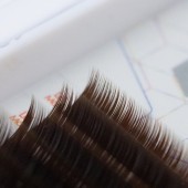 Ресницы Dark chocolate Le Maitre "Caprice" 6 линий M 0.07 MIX 7-12 mm