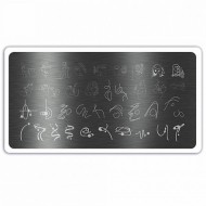 Пластина для стемпинга №6429, ruNail