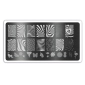 Пластина для стемпинга №6190, ruNail Пластина для стемпинга №6190, ruNail