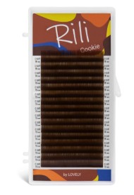 Ресницы коричневые Rili Cookie - 16 линий - MIX M 0.10 8-15мм Ресницы коричневые Rili Cookie - 16 линий - MIX M 0.10 8-15мм