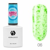 Гель-лак ADRICOCO Bubble gum с цветной неоновой слюдой №06 бодрящий лайм, 8 мл Гель-лак ADRICOCO Bubble gum с цветной неоновой слюдой №06 бодрящий лайм, 8 мл