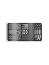 Пластина для стемпинга №6189, ruNail Пластина для стемпинга №6189, ruNail