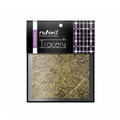 Дизайн для ногтей паутинка: (цвет: золото) №2014, ruNail