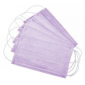 Маски одноразовые 4-слойные фиолетовые 50шт(уп) Маски одноразовые 4-слойные фиолетовые 50шт(уп)