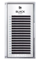 Черные ресницы Be Perfect L/0,07 08 mm, 16 линий