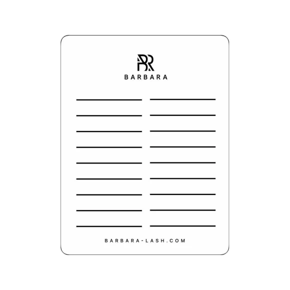 Планшет большой для работы с ресницами (11,5см*15см) Barbara Планшет большой для работы с ресницами (11,5см*15см) Barbara