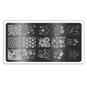 Пластина для стемпинга №6188, ruNail Пластина для стемпинга №6188, ruNail