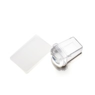 Штамп для стемпинга малый "TNL" - прозрачный Штамп для стемпинга малый "TNL" - прозрачный