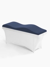 Матрас анатомический Волна с эффект памяти MEMORY Велюр сапфировый, 60x180