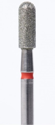 Фреза Bloom алмазная Цилиндр с круглым краем 2.3*7 мм мягкий абразив 856.104.111.070.023