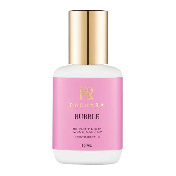Активатор ремувера BARBARA Bubble c ароматом бабл-гам 15мл Активатор ремувера BARBARA Bubble c ароматом бабл-гам 15мл