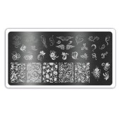 Пластина для стемпинга №6182, ruNail Пластина для стемпинга №6182, ruNail