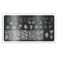 Пластина для стемпинга №6182, ruNail Пластина для стемпинга №6182, ruNail