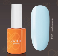 Цветной гель-лак PASHE Atelier №07 - "голубой иней" (9 мл) Цветной гель-лак PASHE Atelier №07 - "голубой иней" (9 мл)