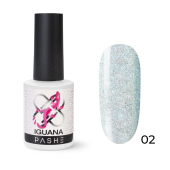 Гель-лак хамелеон PASHE со светоотражающими частицами Iguana №02 Бирюзовый, (9 мл) Гель-лак хамелеон PASHE со светоотражающими частицами Iguana №02 Бирюзовый, (9 мл)