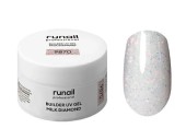 Моделирующий УФ-гель светоотражающий BUILDER UV GEL MILK DIAMOND, 15г №9870 ruNail Моделирующий УФ-гель светоотражающий BUILDER UV GEL MILK DIAMOND, 15г №9870 ruNail