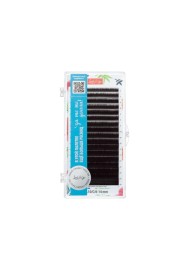 Коричневые ресницы Lash&Go "Мокка" микс 0,10/D/6-14 mm (17 линий)