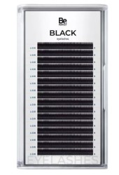 Черные ресницы Be Perfect L/0,10 09 mm, 16 линий