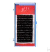 Ресницы чёрные LASHY, CC 0.07 7-12мм - 16 линий - MIX