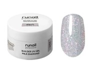 Моделирующий УФ-гель светоотражающий BUILDER UV GEL MILK DIAMOND, 15г №9871 ruNail Моделирующий УФ-гель светоотражающий BUILDER UV GEL MILK DIAMOND, 15г №9871 ruNail