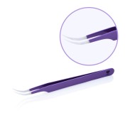 Пинцет для наращивания ресниц цветной Lovely Lavender Line изогнутый Пинцет для наращивания ресниц цветной Lovely Lavender Line изогнутый